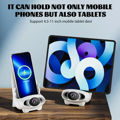 🔥Vente du dernier jour 49%🔥Mini-chaise avec chargeur rapide sans fil, support de téléphone multifonctionnel