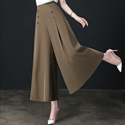 (50 % de rabais) Pantalon plissé à jambe large