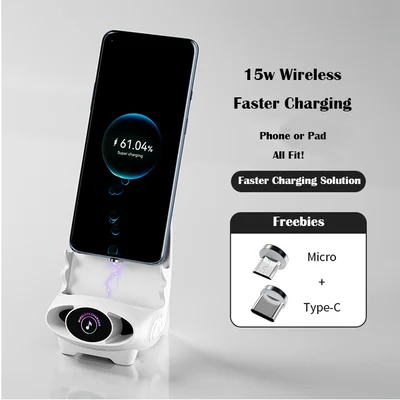 🔥Vente du dernier jour 49%🔥Mini-chaise avec chargeur rapide sans fil, support de téléphone multifonctionnel