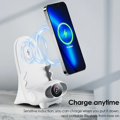 🔥Vente du dernier jour 49%🔥Mini-chaise avec chargeur rapide sans fil, support de téléphone multifonctionnel