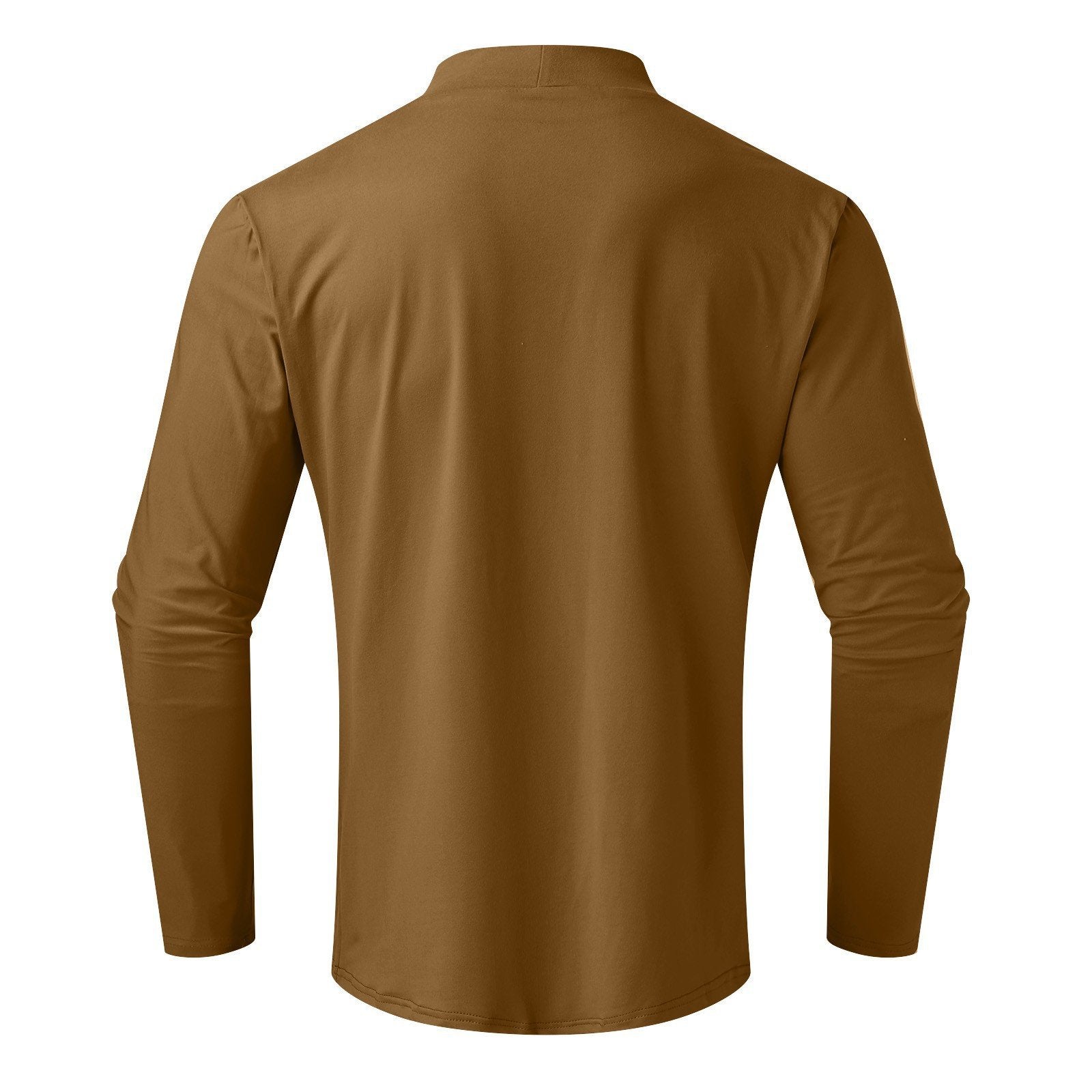 T-shirt à manches longues et col montant pour hommes